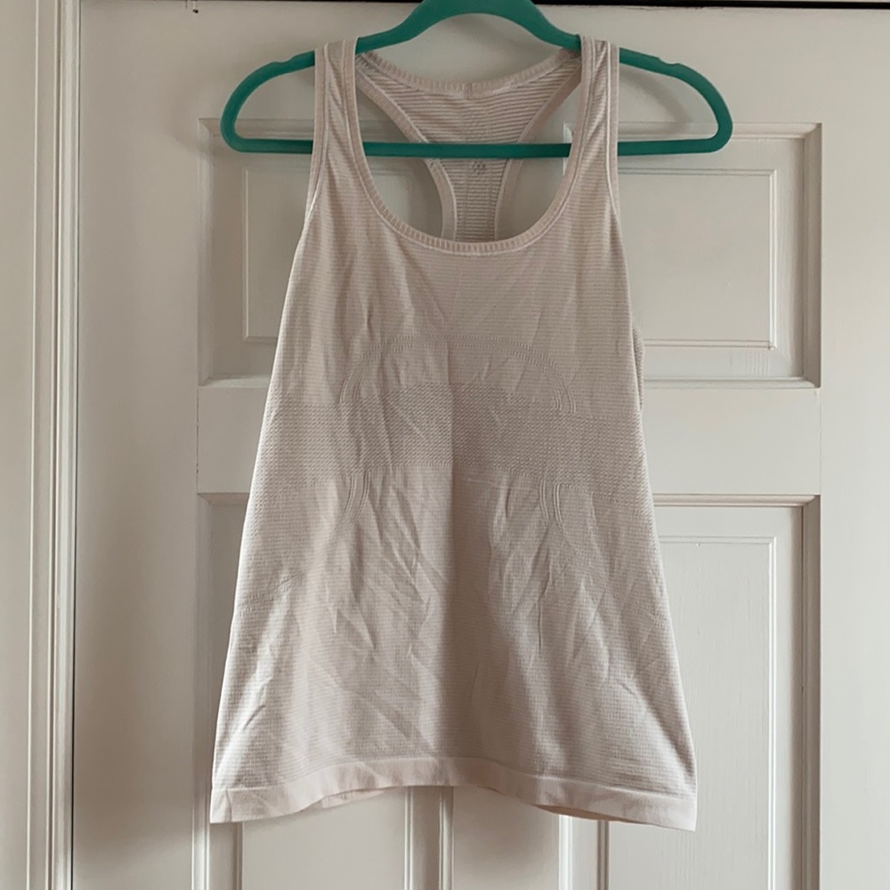 White lulu tank top